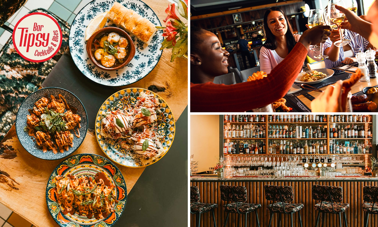 3-gangendiner met tapas bij Bar Tipsy