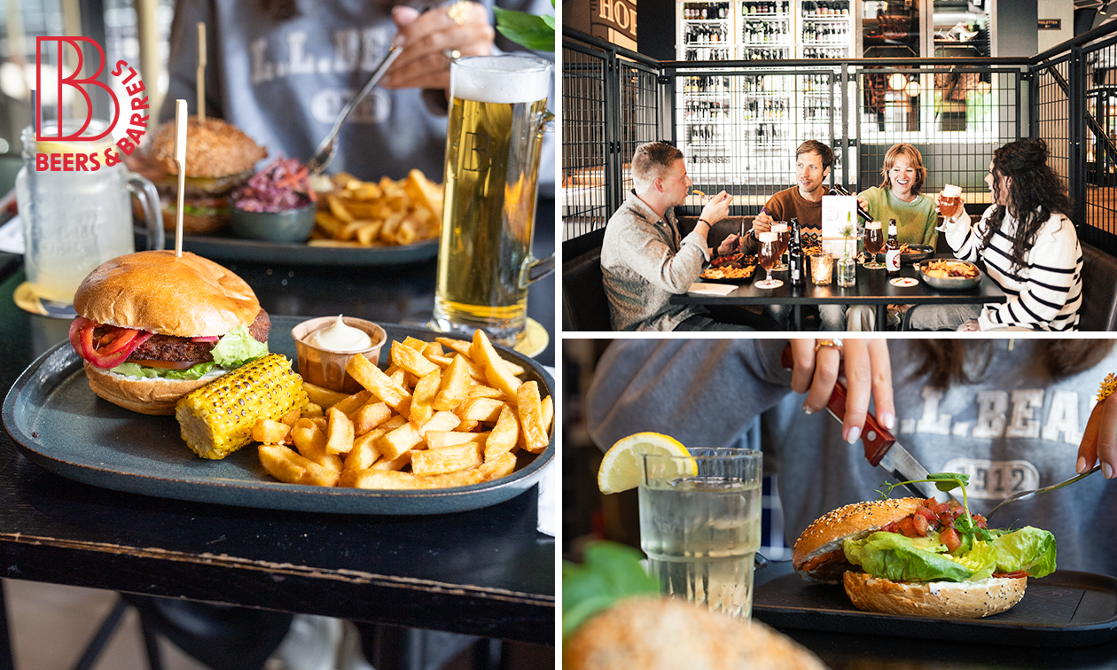 3-gangen keuzediner bij Beers & Barrels