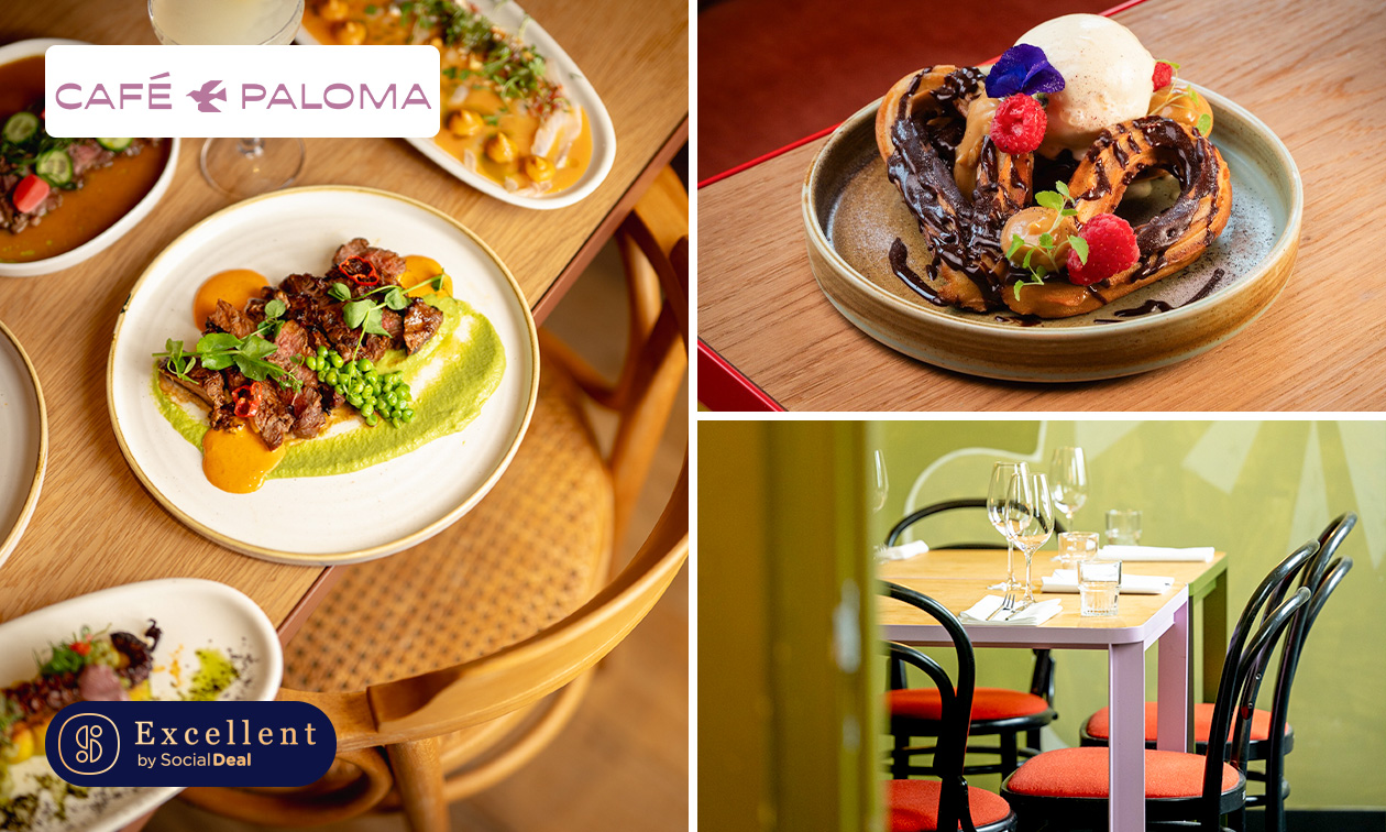 2- of 3-gangendiner à la carte bij Café Paloma