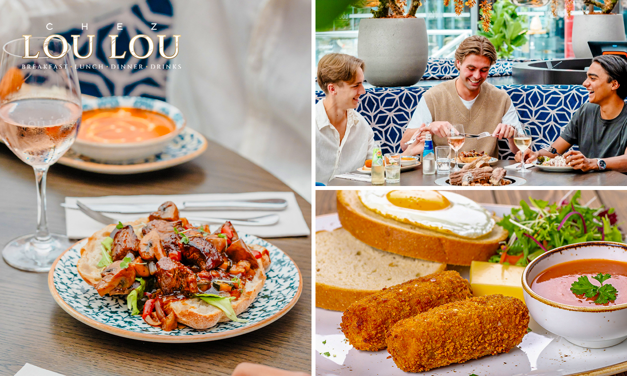 12-uurtje of 2-gangenlunch à la carte bij Chez Lou Lou