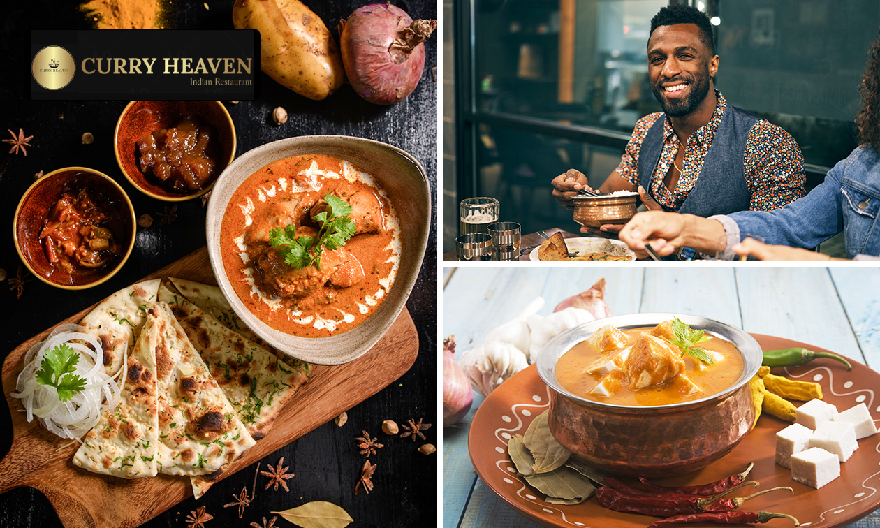 Indiaas 2- of 3-gangendiner à la carte bij Curry Heaven