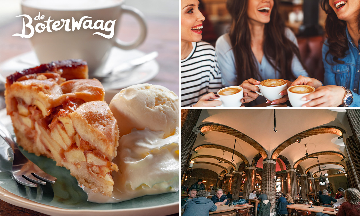 Koffie + gebak in hartje Den  Haag