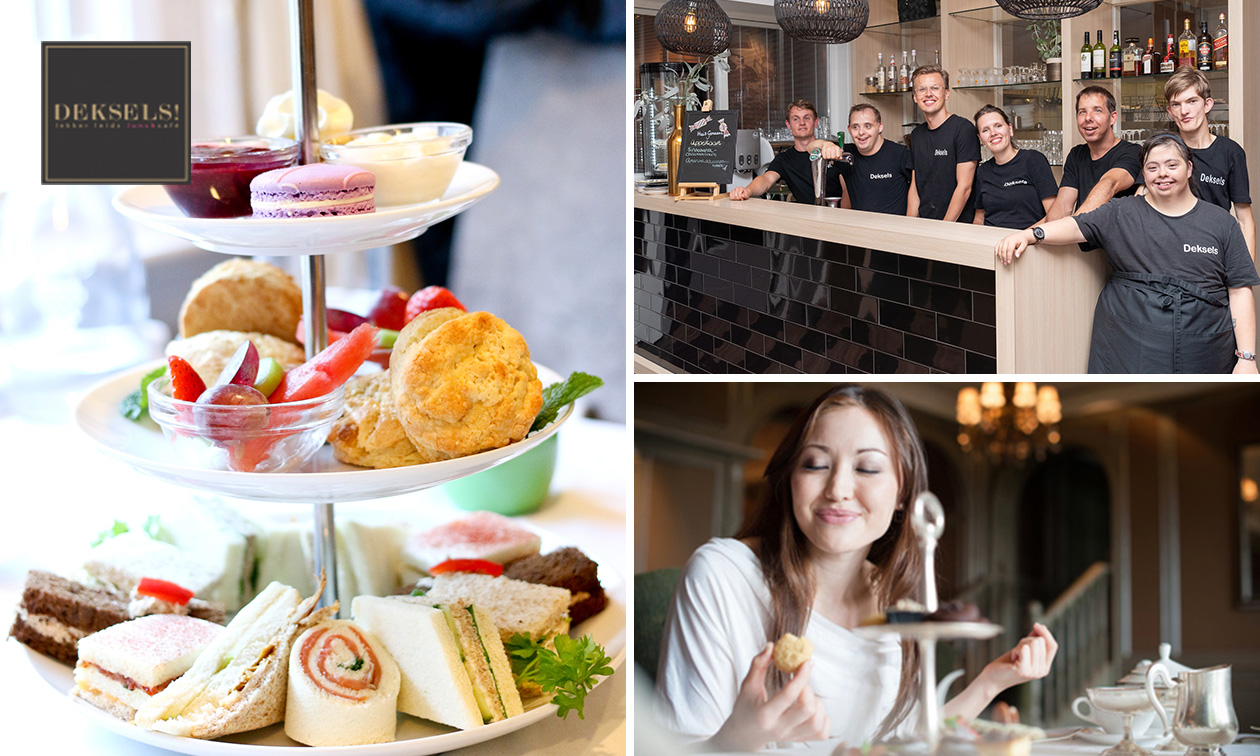 High tea (2 uur) + onbeperkt thee bij Grand Café Deksels!
