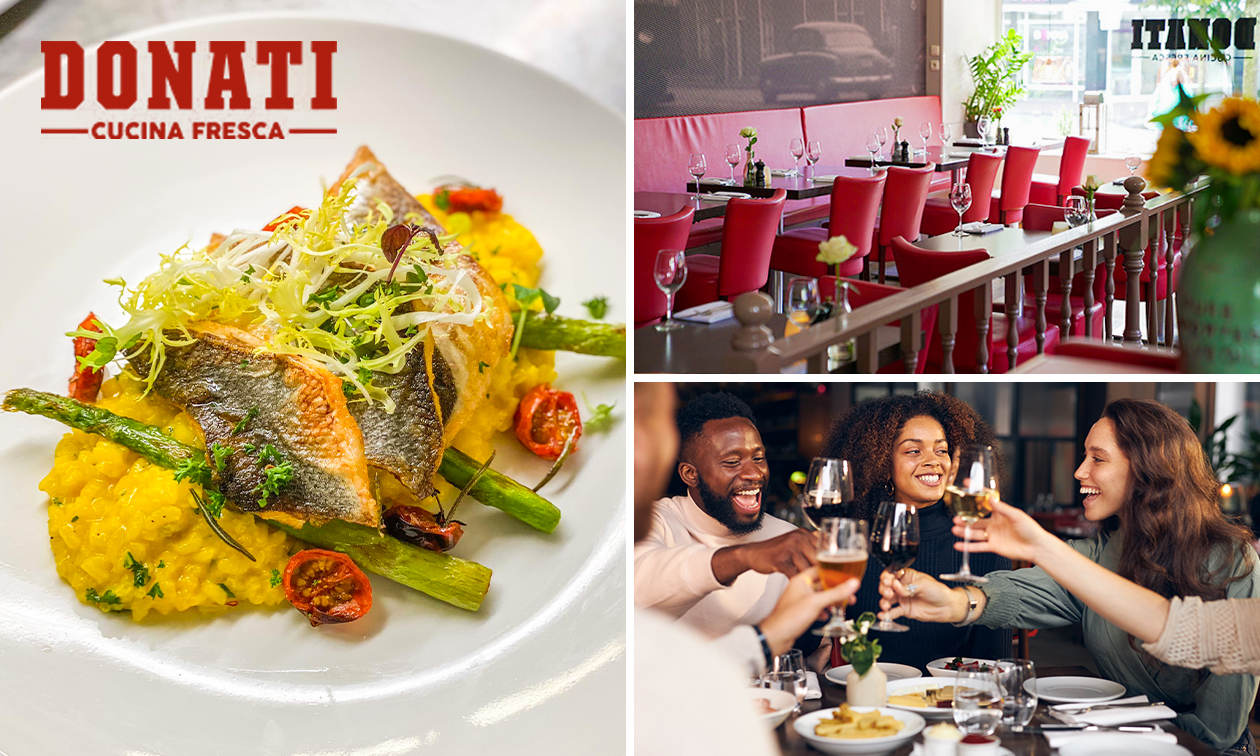 3- of 4-gangendiner à la carte bij Restaurant Donati