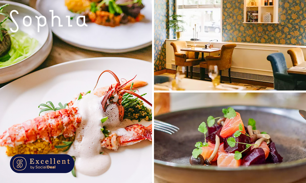 3-gangen keuzediner bij Restaurant Sophia