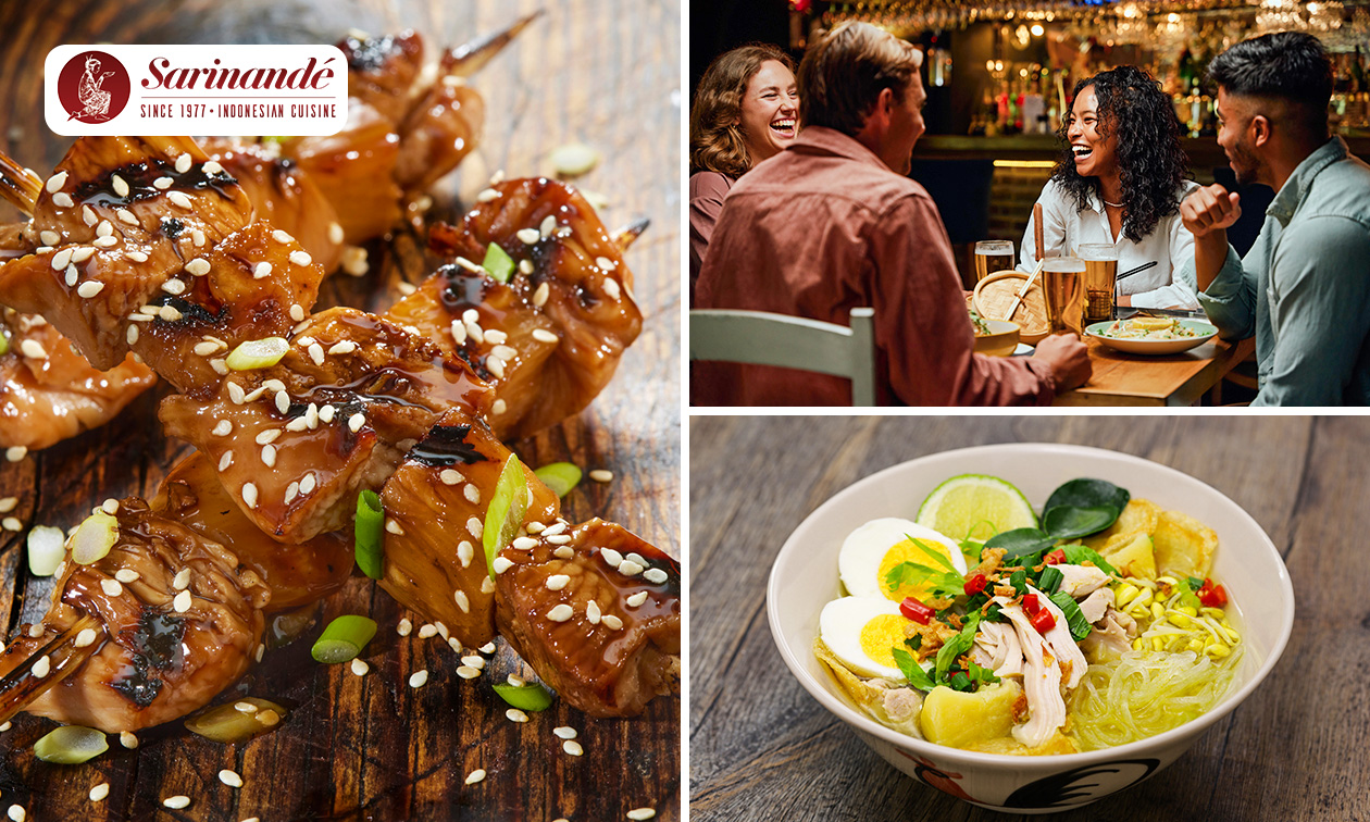 2-gangen proeverijlunch bij Sarinandé