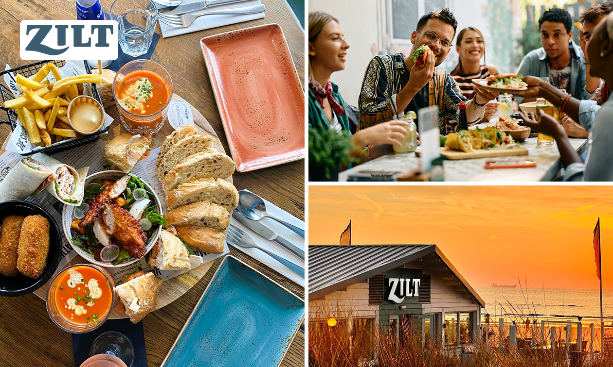 Shared lunch bij Strandpaviljoen Zilt