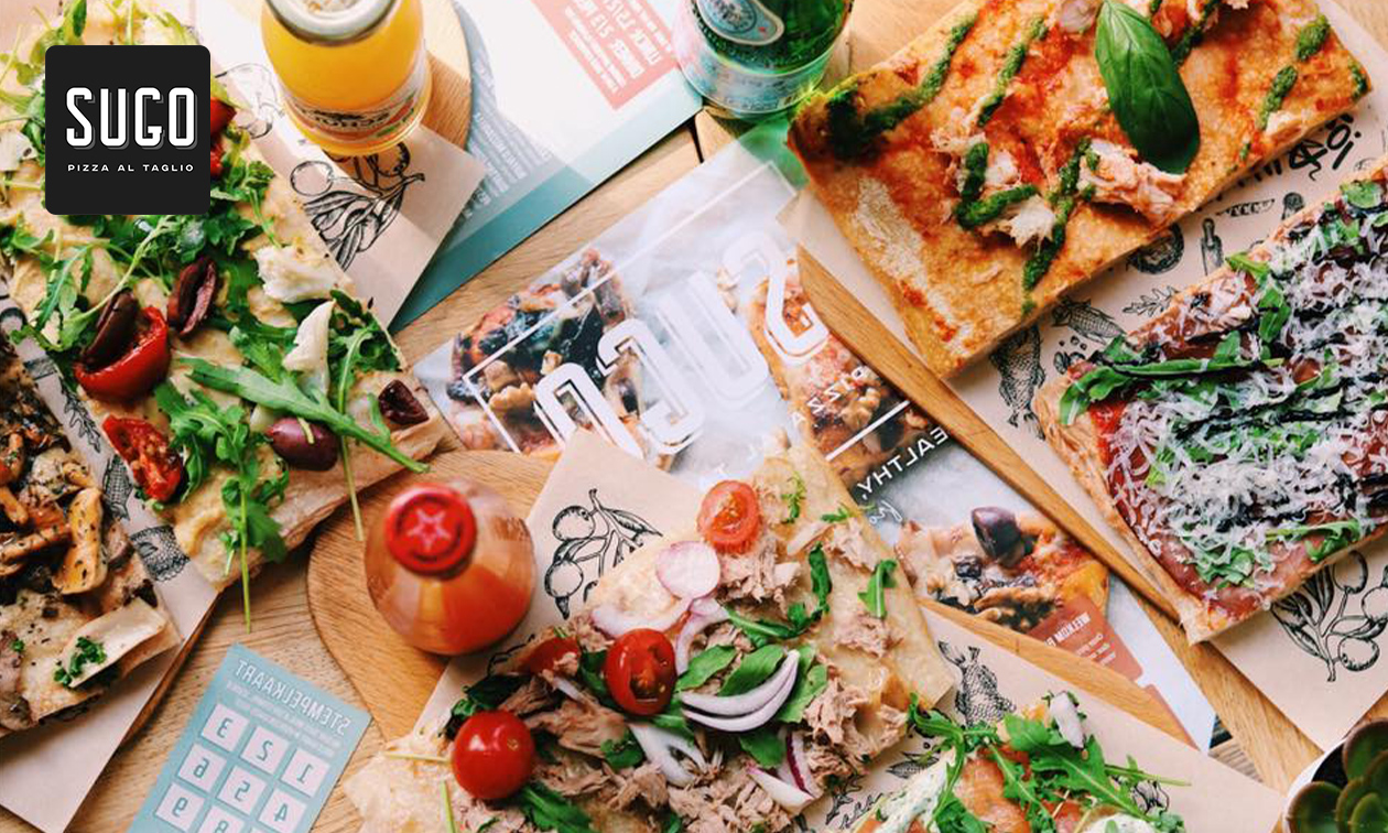 2-gangendiner met onbeperkt pizza bij SUGO Pizza